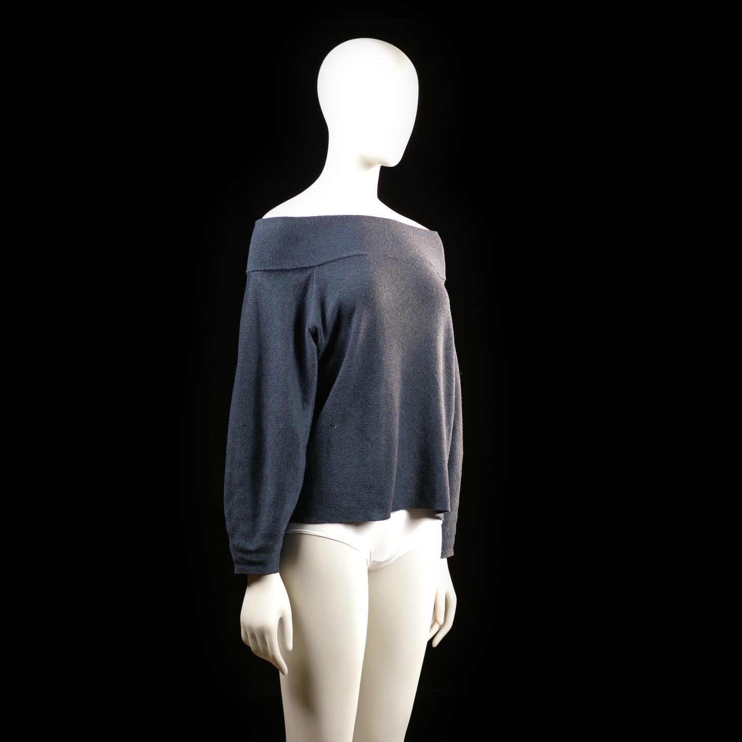 H&M - sweater - Navy - (Storlek: M)