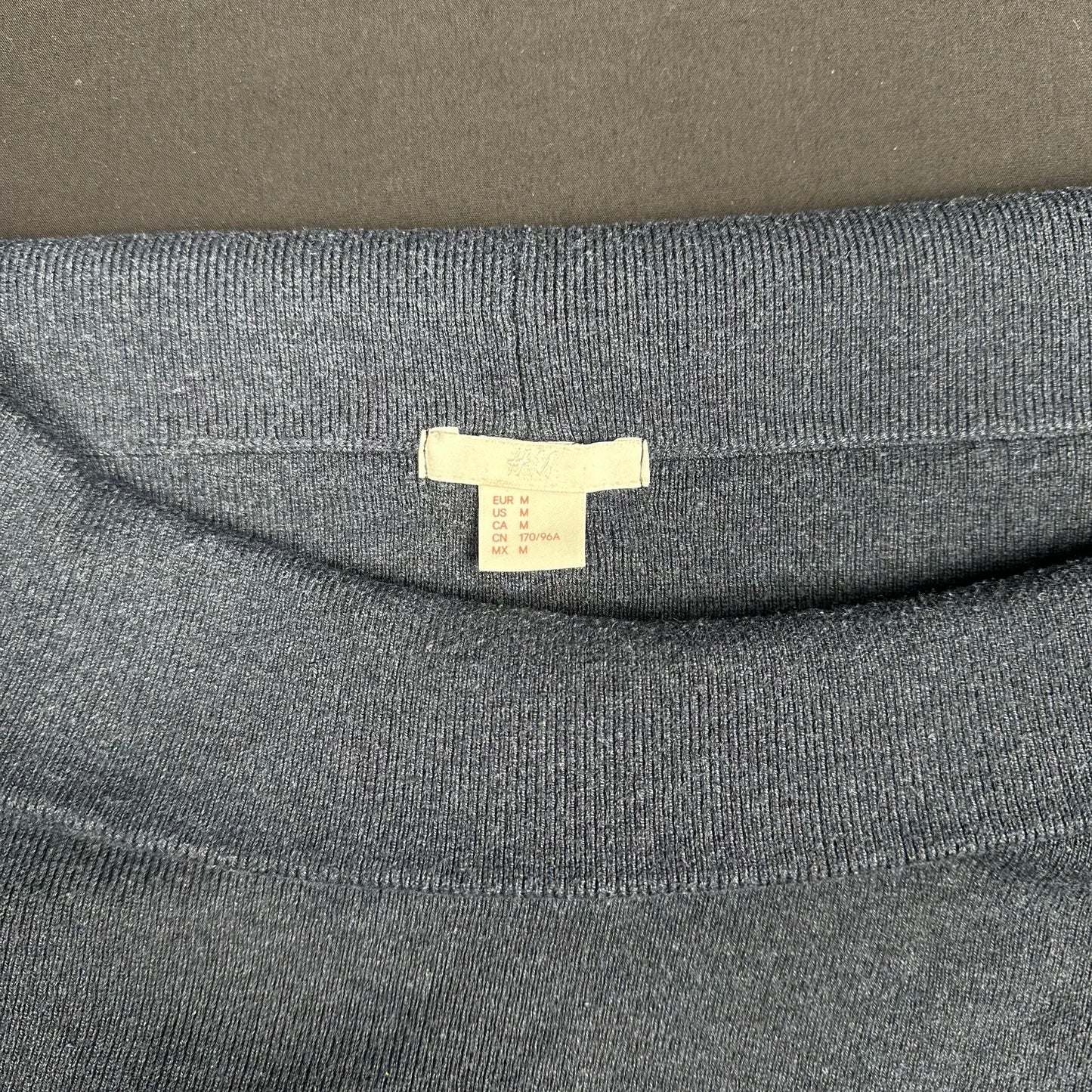 H&M - sweater - Navy - (Storlek: M)