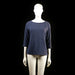 Lindex - t-shirt - Navy - (Storlek: M)