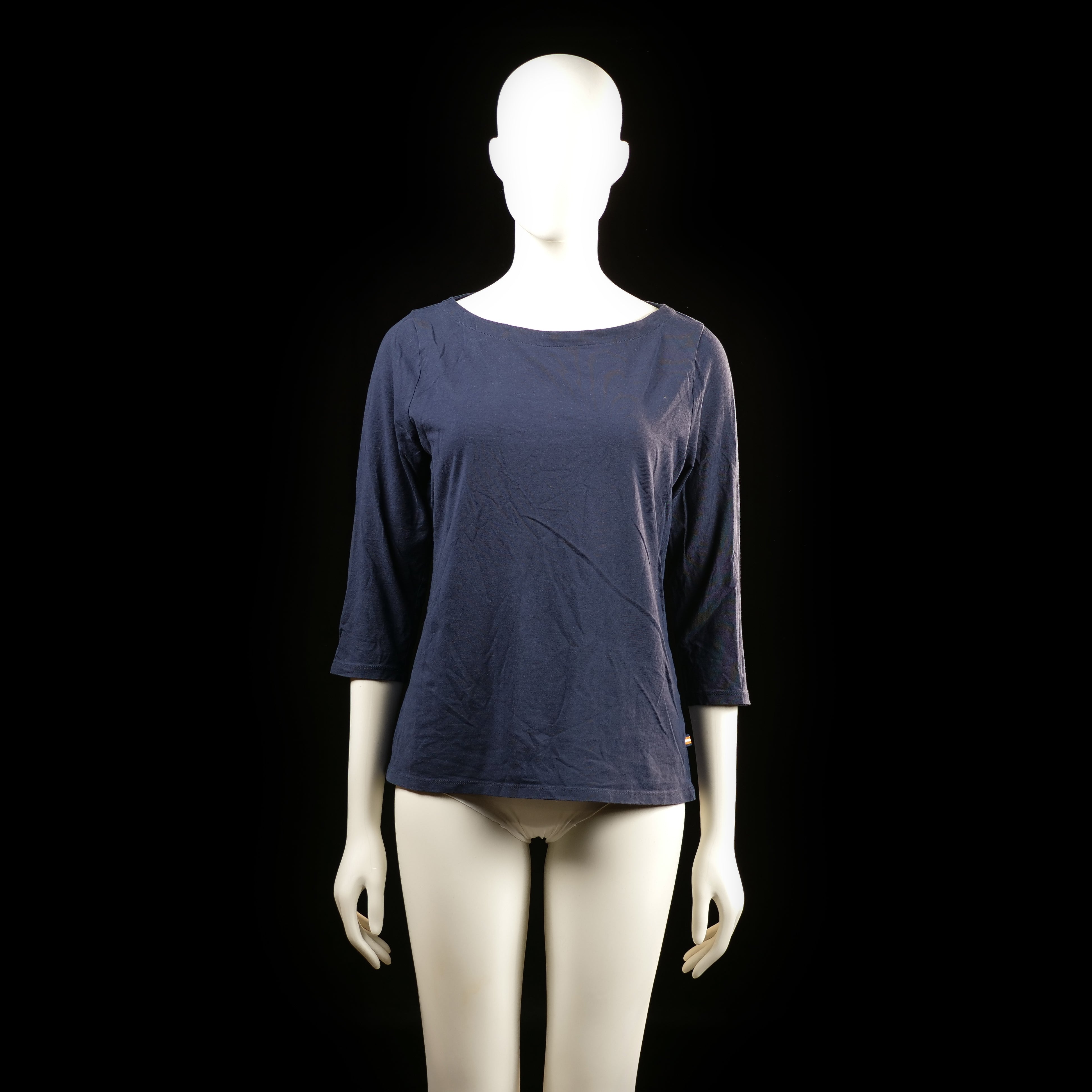 Lindex - t-shirt - Navy - (Storlek: M)