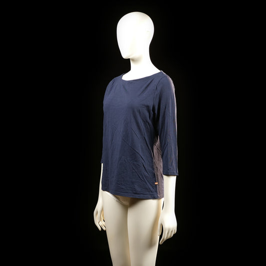 Lindex - t-shirt - Navy - (Storlek: M)