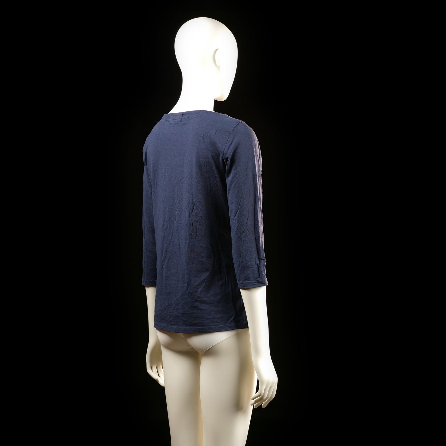Lindex - t-shirt - Navy - (Storlek: M)