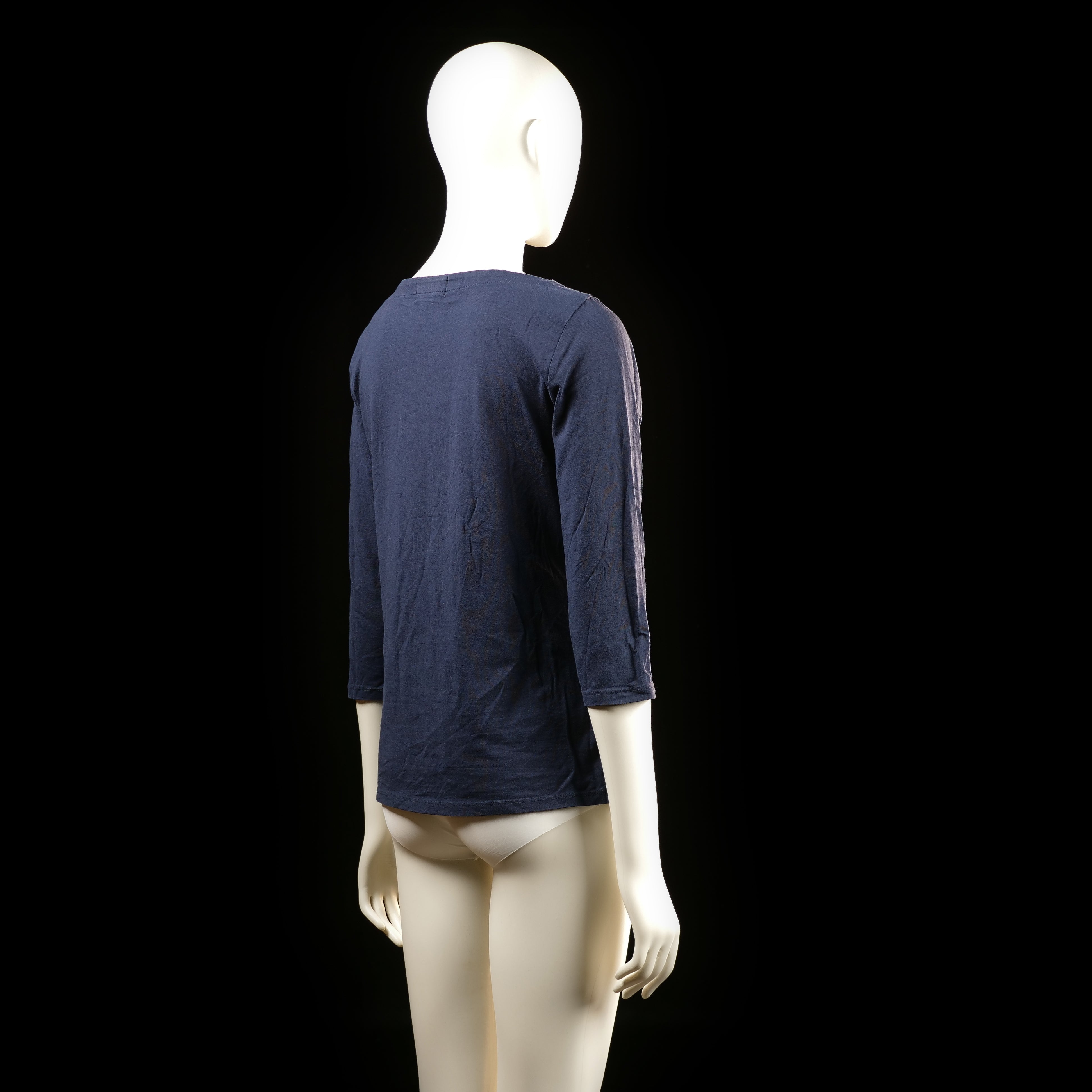 Lindex - t-shirt - Navy - (Storlek: M)