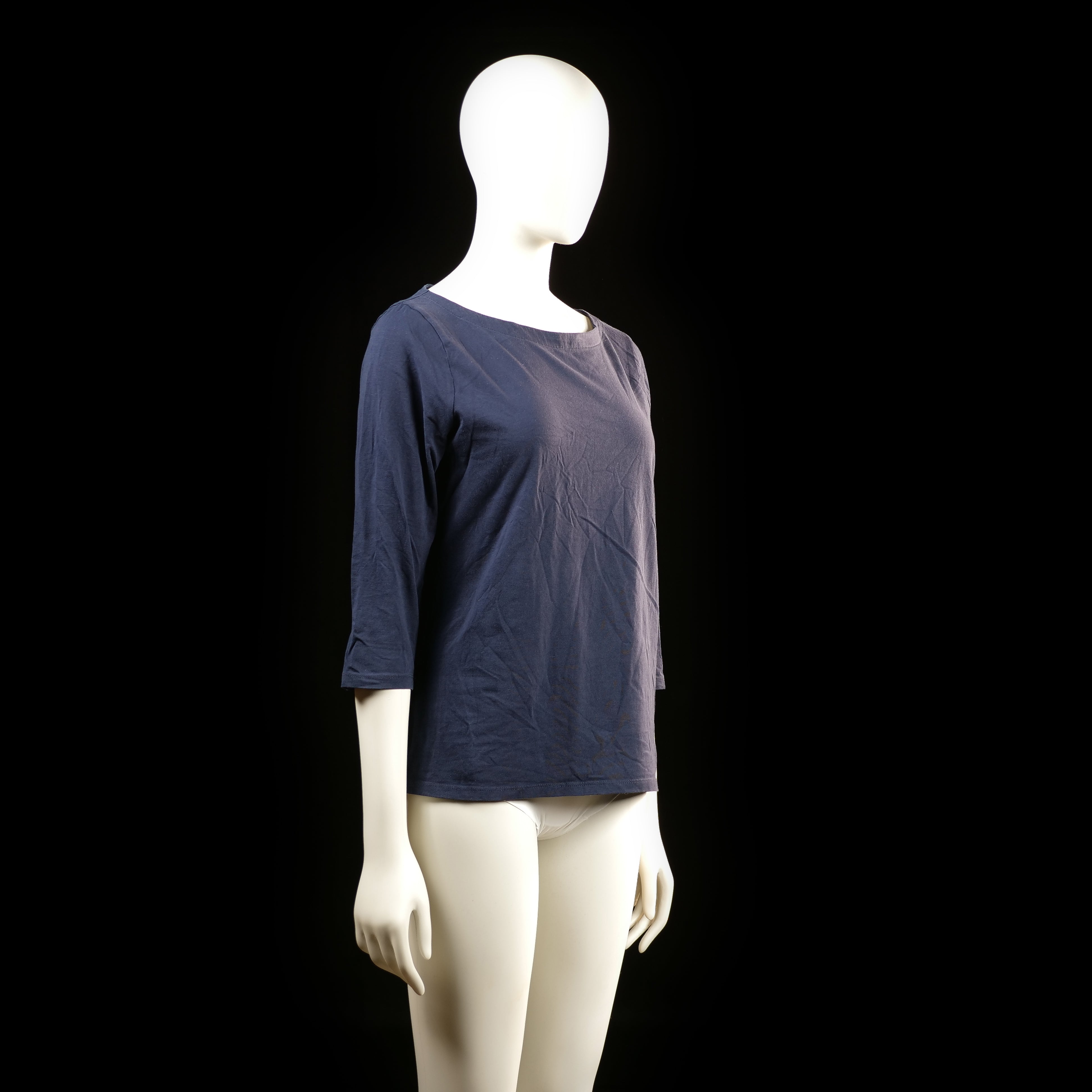 Lindex - t-shirt - Navy - (Storlek: M)