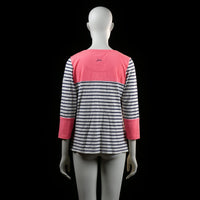 Joules - t-shirt - White, Navy, Pink - (Storlek: M)