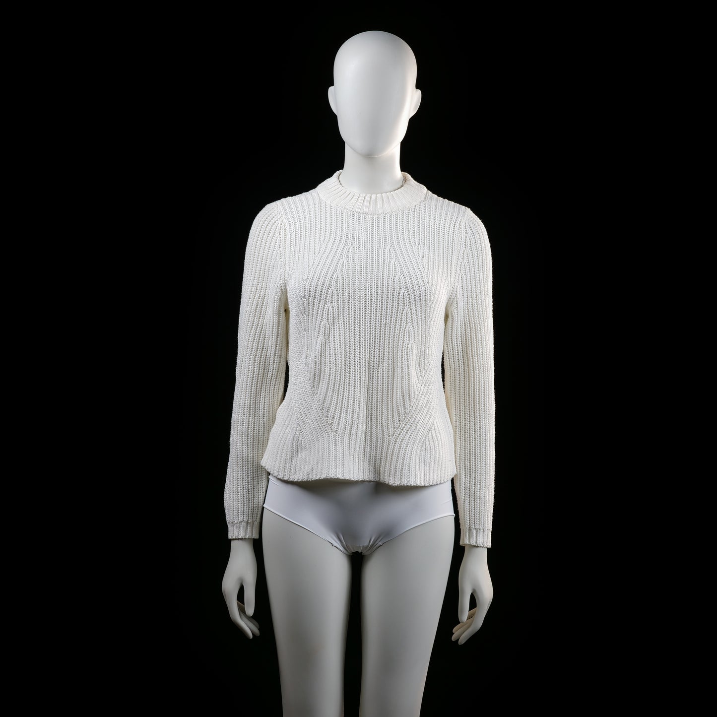 Only - sweater - White - (Storlek: S)