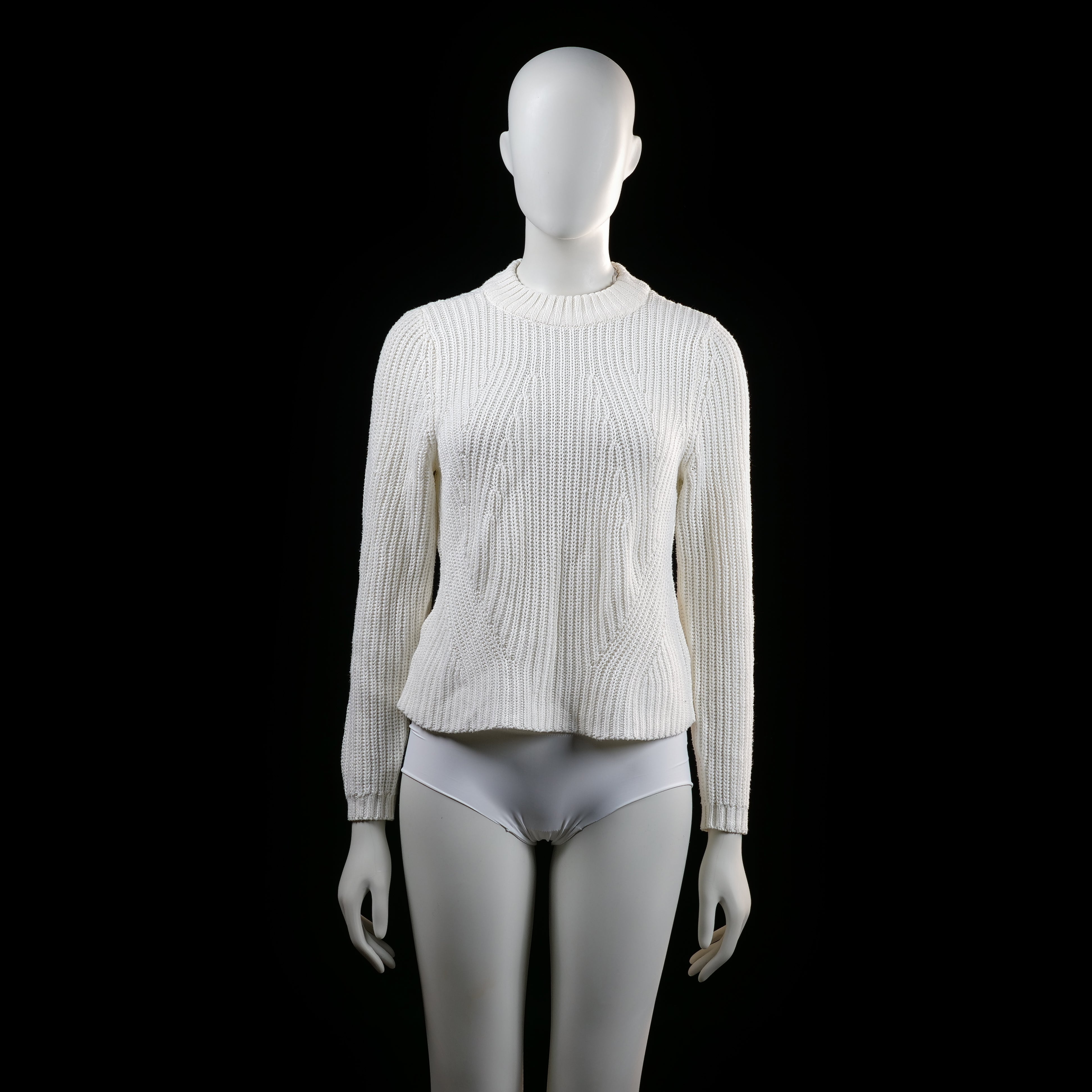 Only - sweater - White - (Storlek: S)