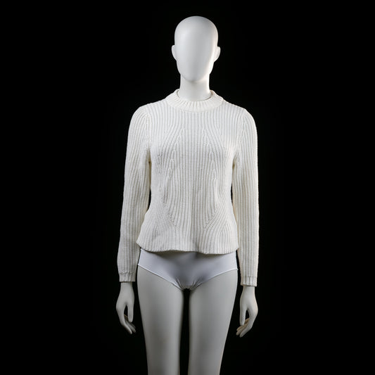 Only - sweater - White - (Storlek: S)