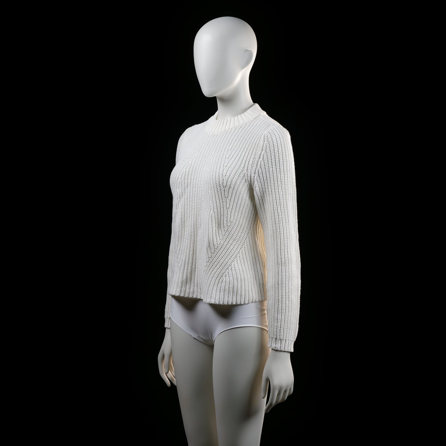 Only - sweater - White - (Storlek: S)