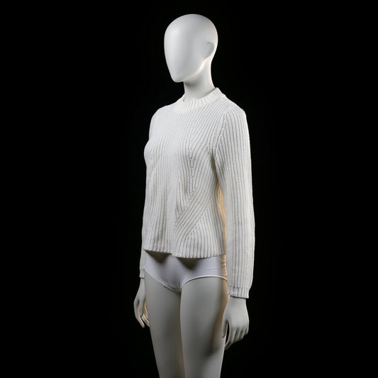 Only - sweater - White - (Storlek: S)