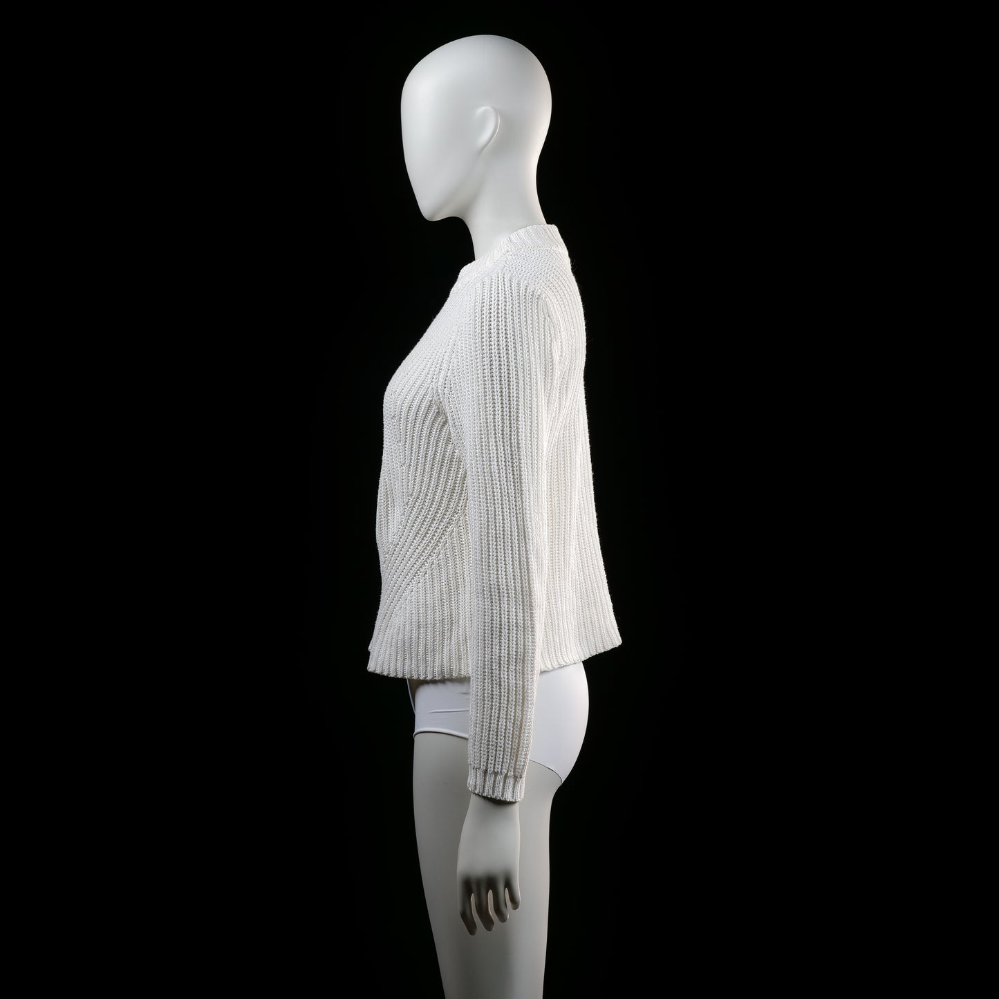 Only - sweater - White - (Storlek: S)