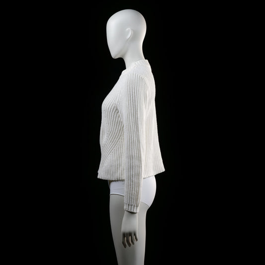 Only - sweater - White - (Storlek: S)