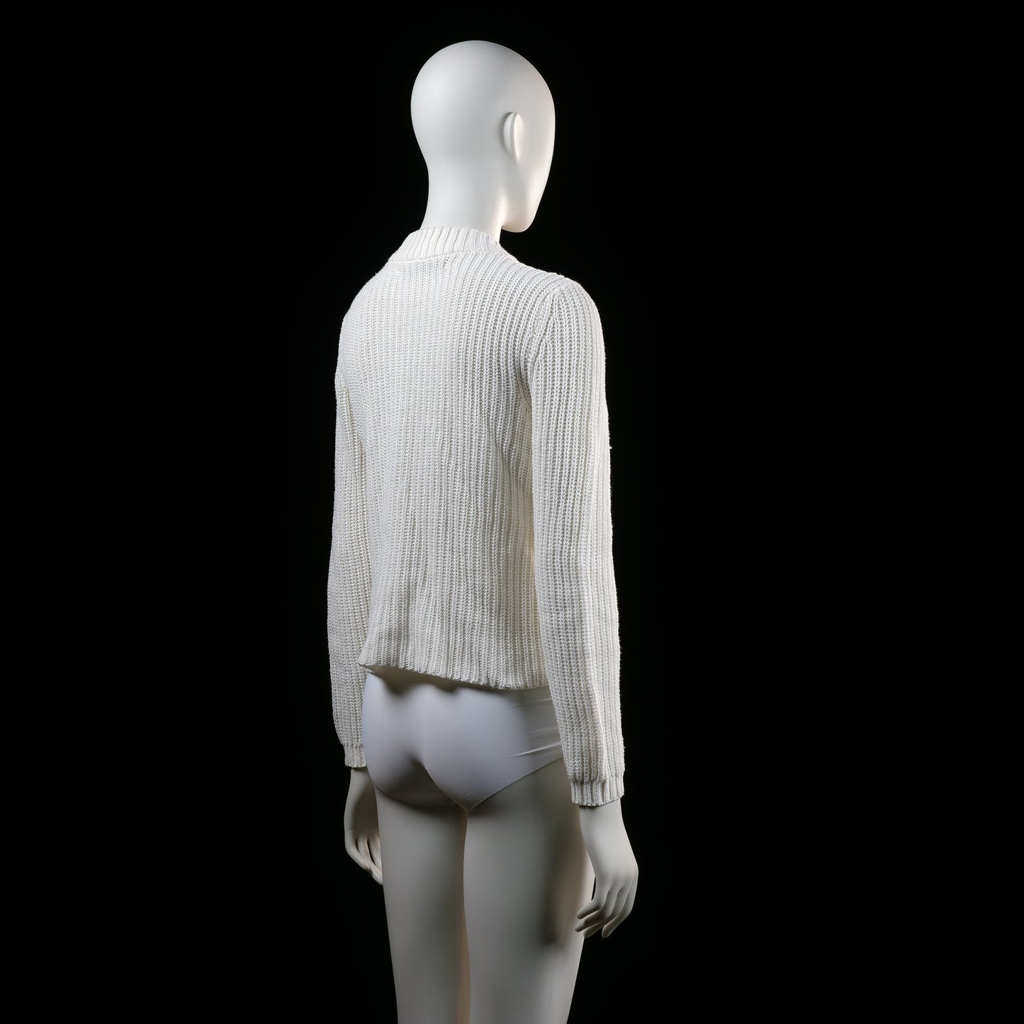 Only - sweater - White - (Storlek: S)