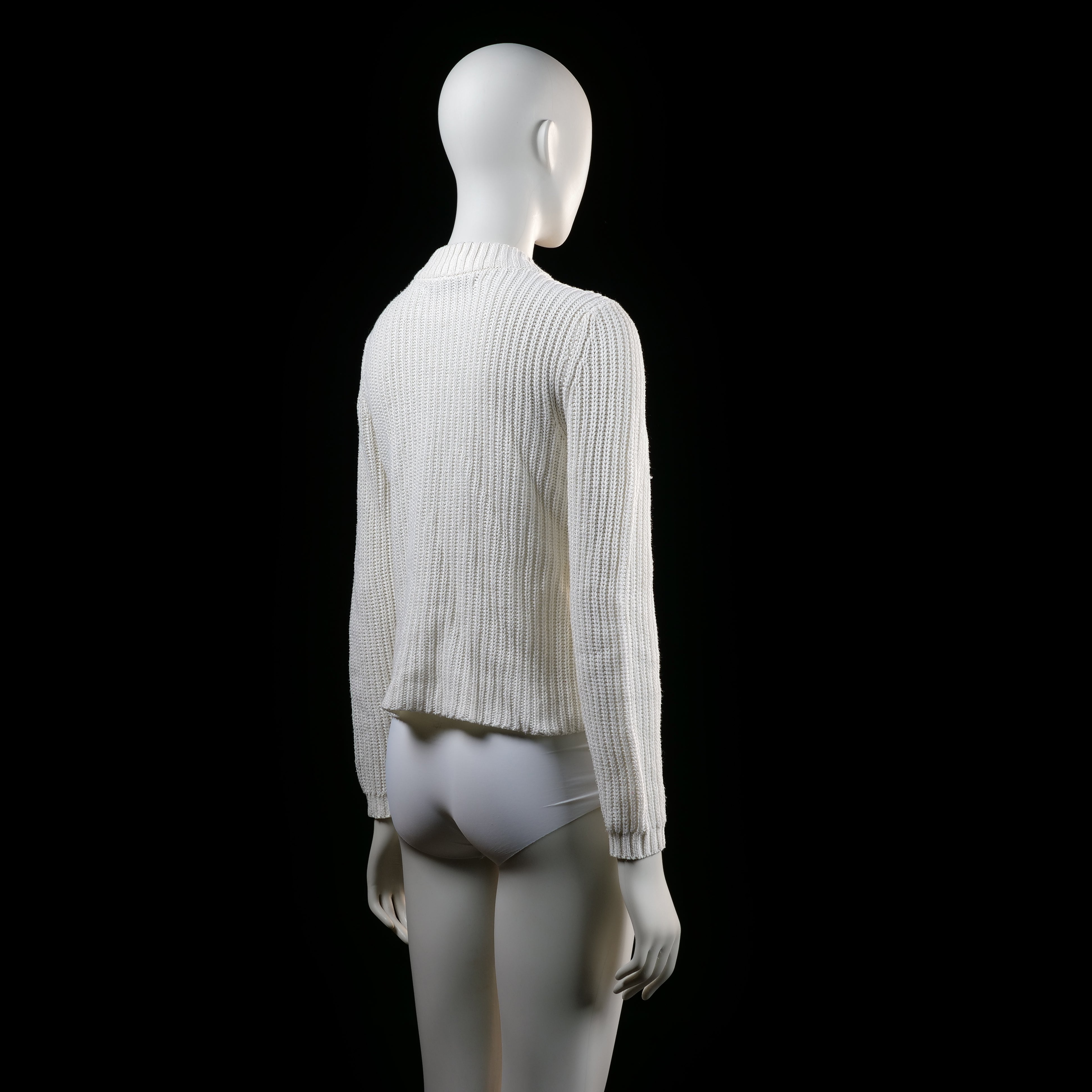 Only - sweater - White - (Storlek: S)