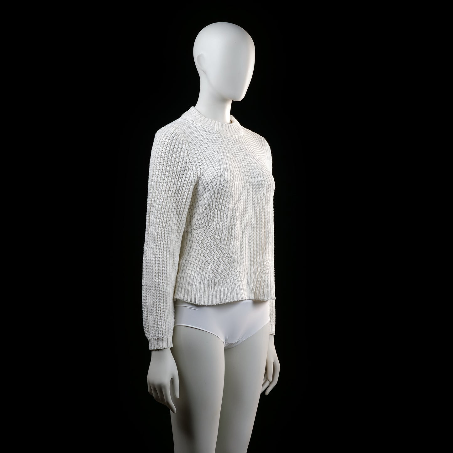 Only - sweater - White - (Storlek: S)