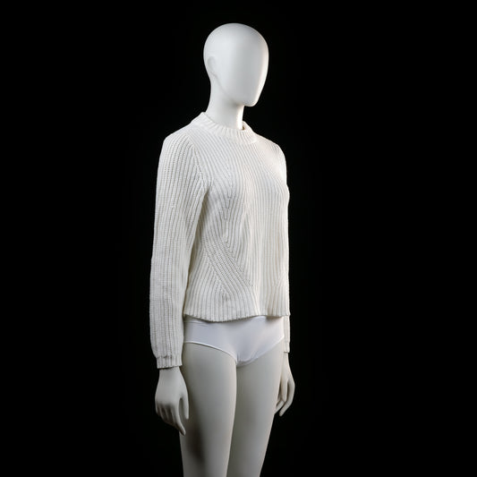 Only - sweater - White - (Storlek: S)