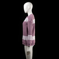 Silver Swan - sweater - Lavender, White - (Storlek: M, L)