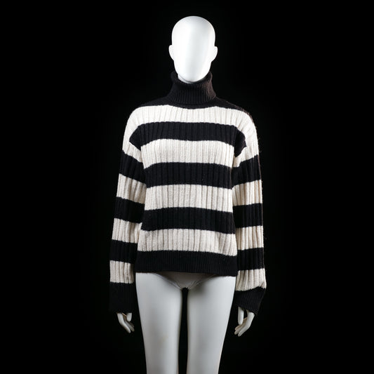 H&M - sweater - Black, Ivory - (Storlek: S)