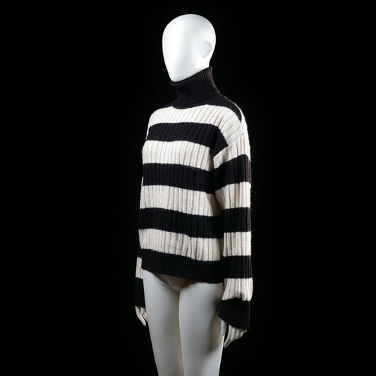 H&M - sweater - Black, Ivory - (Storlek: S)