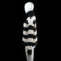 H&M - sweater - Black, Ivory - (Storlek: S)