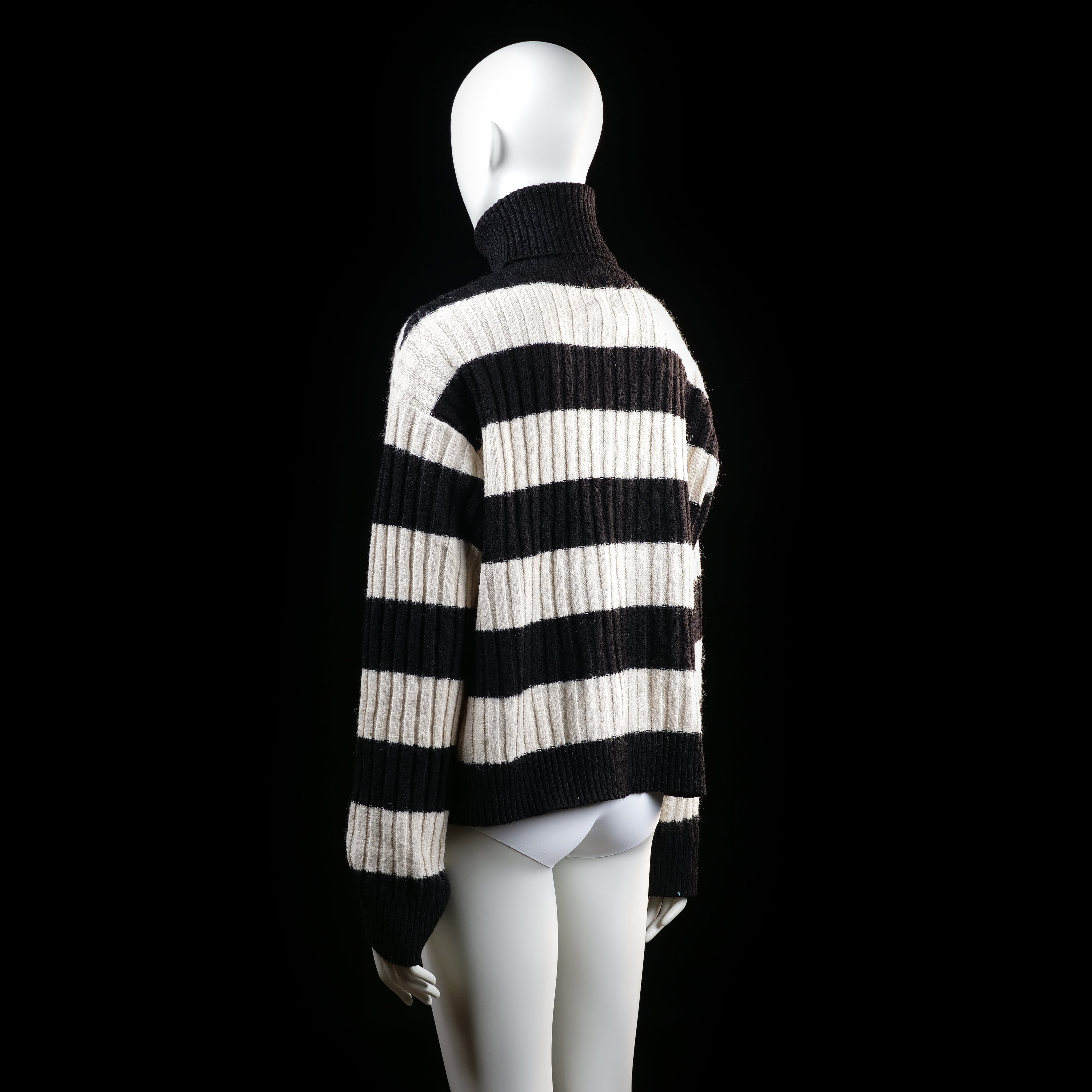 H&M - sweater - Black, Ivory - (Storlek: S)