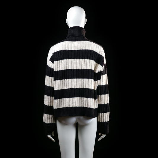 H&M - sweater - Black, Ivory - (Storlek: S)