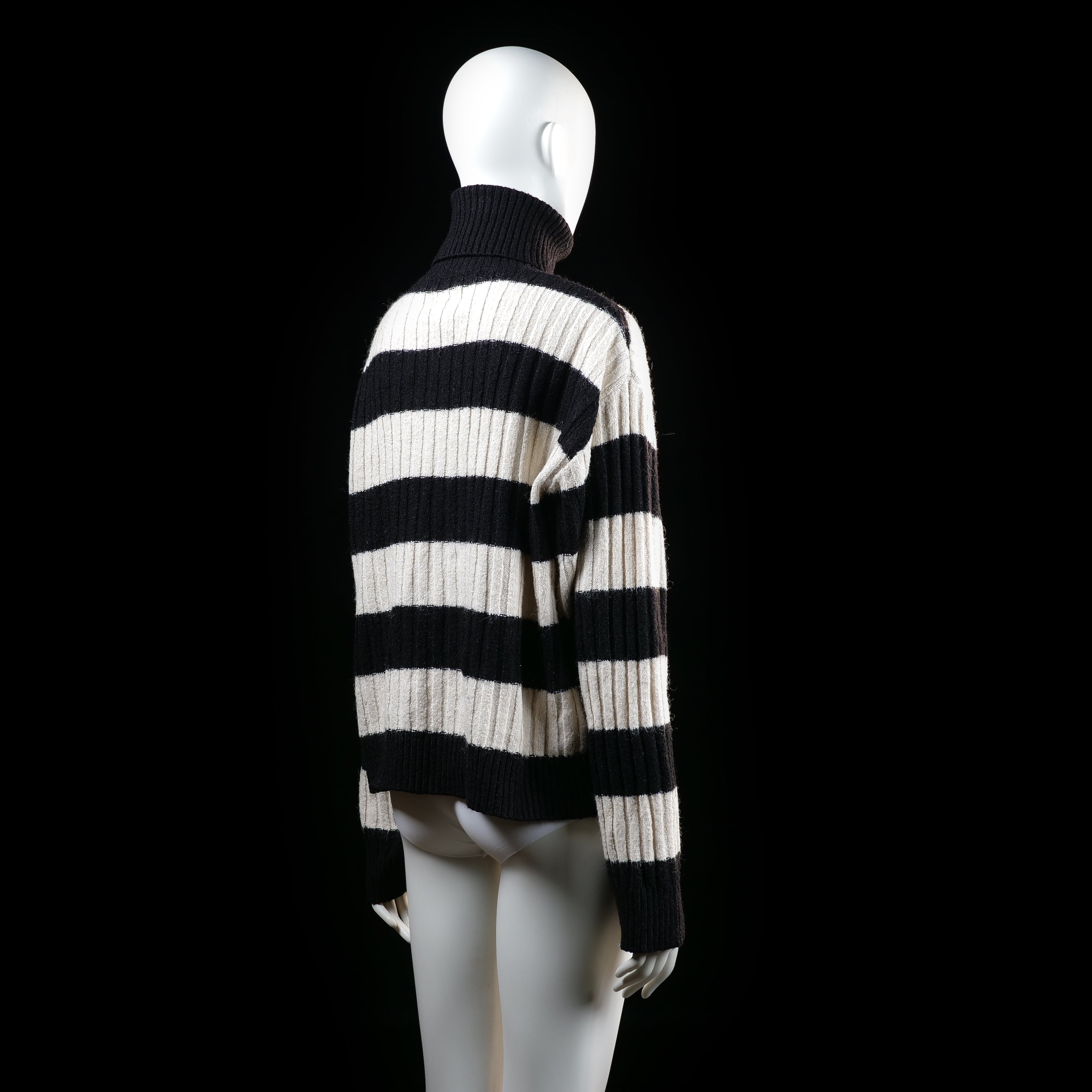 H&M - sweater - Black, Ivory - (Storlek: S)