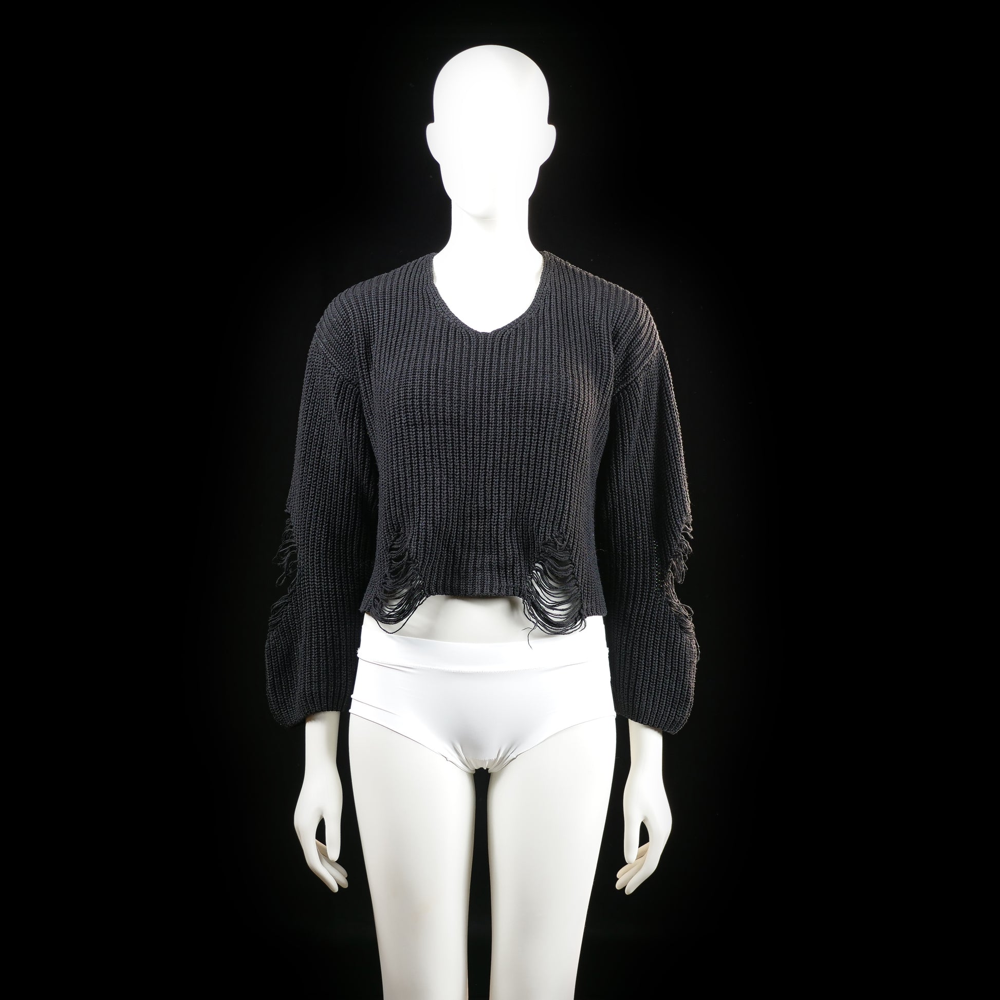 Scamm - sweater - Black - (Storlek: M, L)