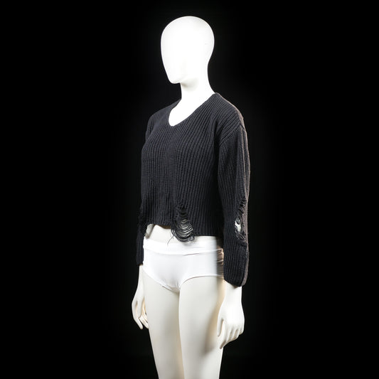 Scamm - sweater - Black - (Storlek: M, L)