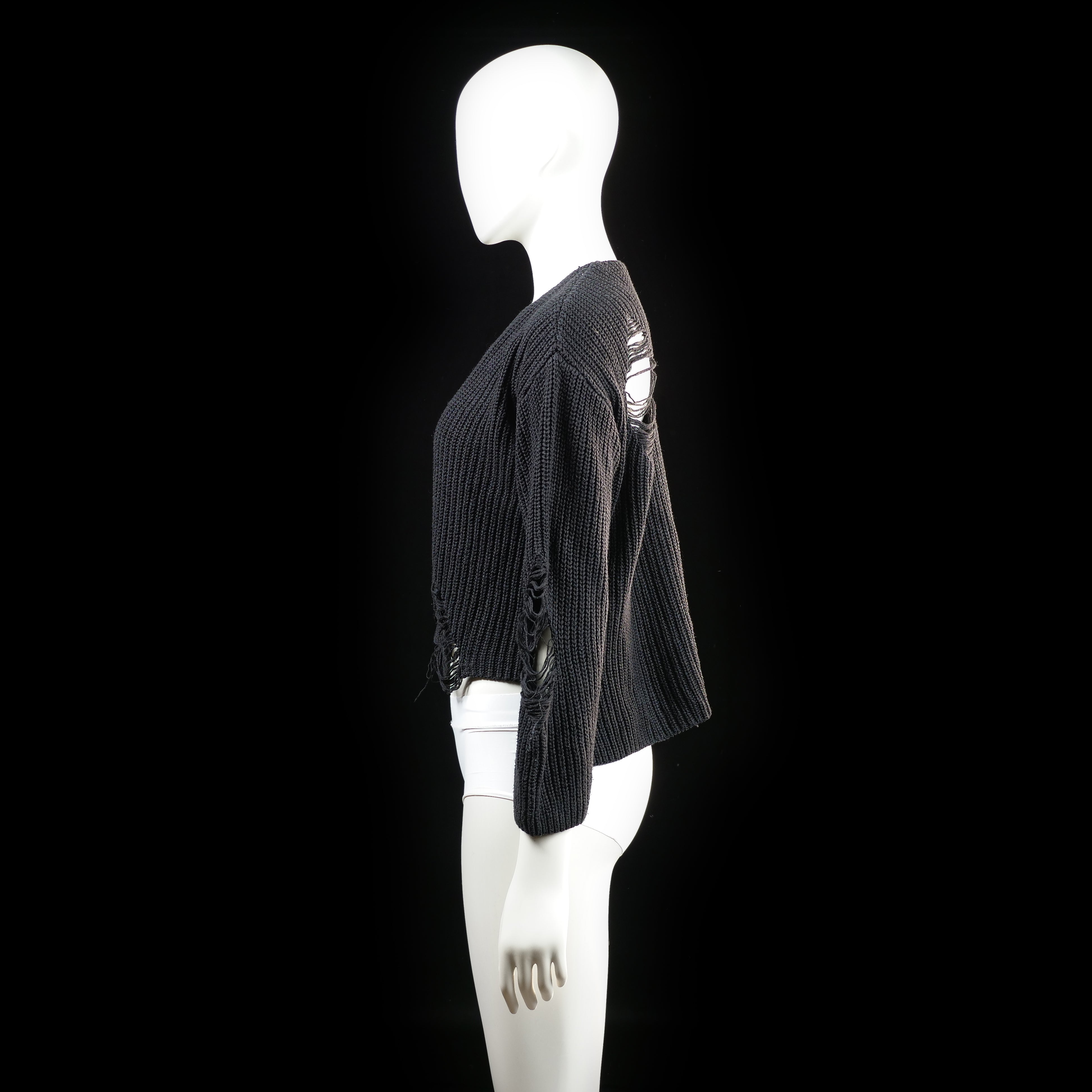 Scamm - sweater - Black - (Storlek: M, L)