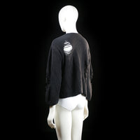 Scamm - sweater - Black - (Storlek: M, L)