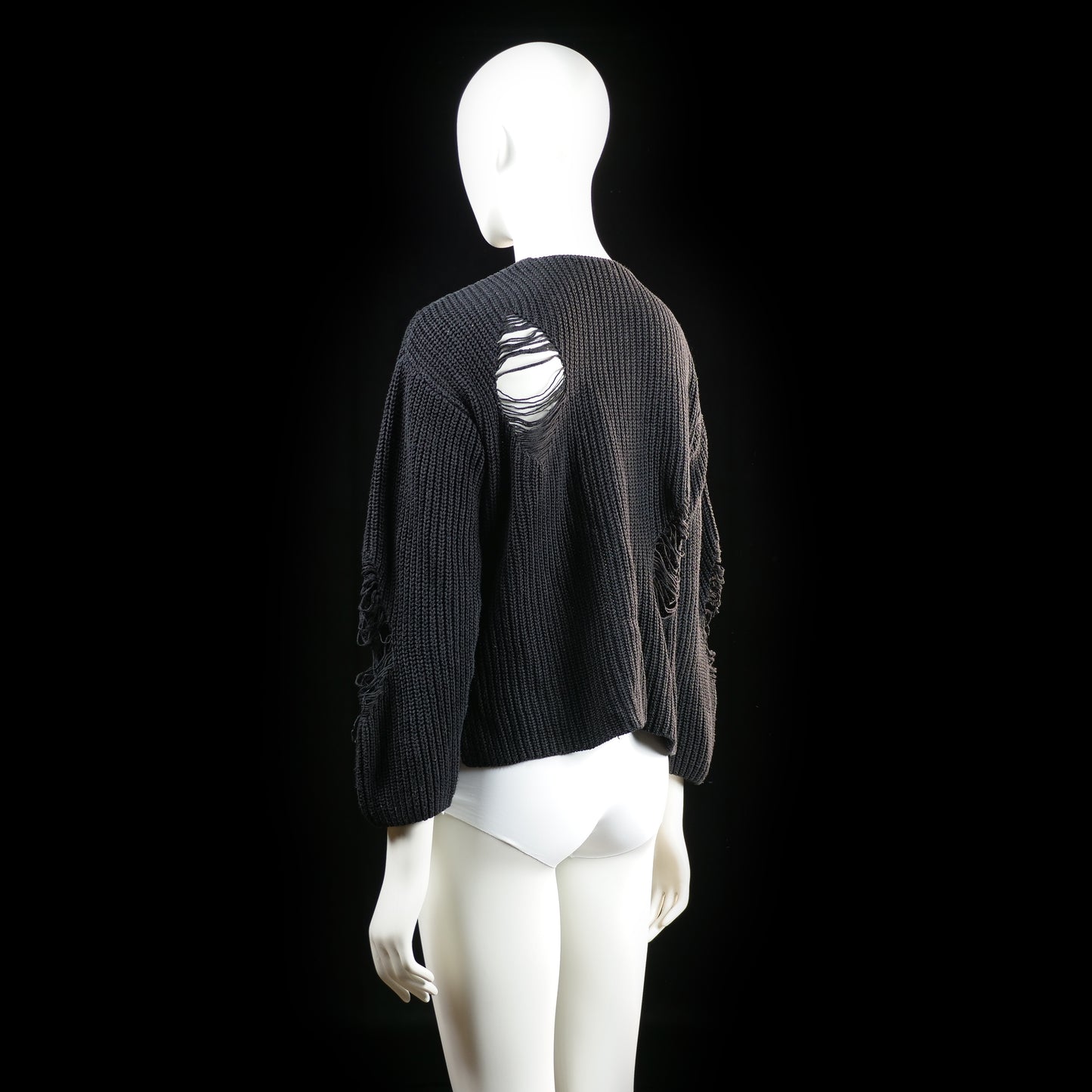 Scamm - sweater - Black - (Storlek: M, L)