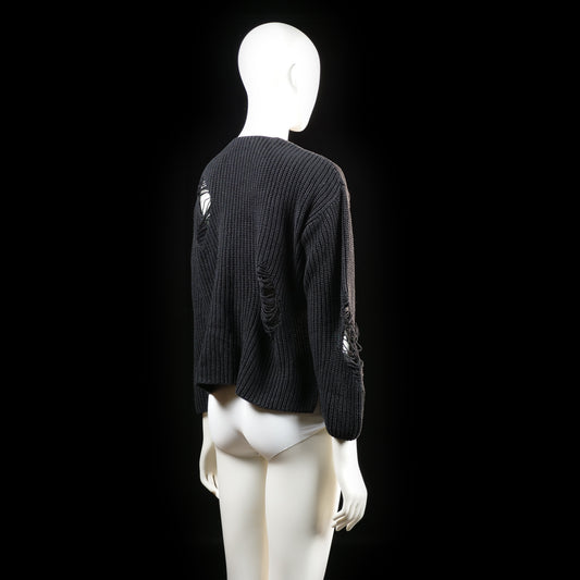 Scamm - sweater - Black - (Storlek: M, L)