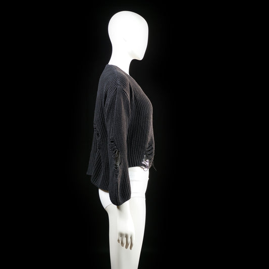 Scamm - sweater - Black - (Storlek: M, L)