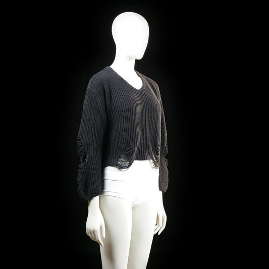 Scamm - sweater - Black - (Storlek: M, L)
