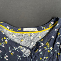 Cecil - tunic - Navy, White - (Storlek: M)