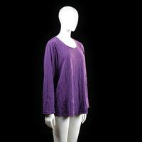 Bonprix - t-shirt - Purple - (Storlek: 52, 54)