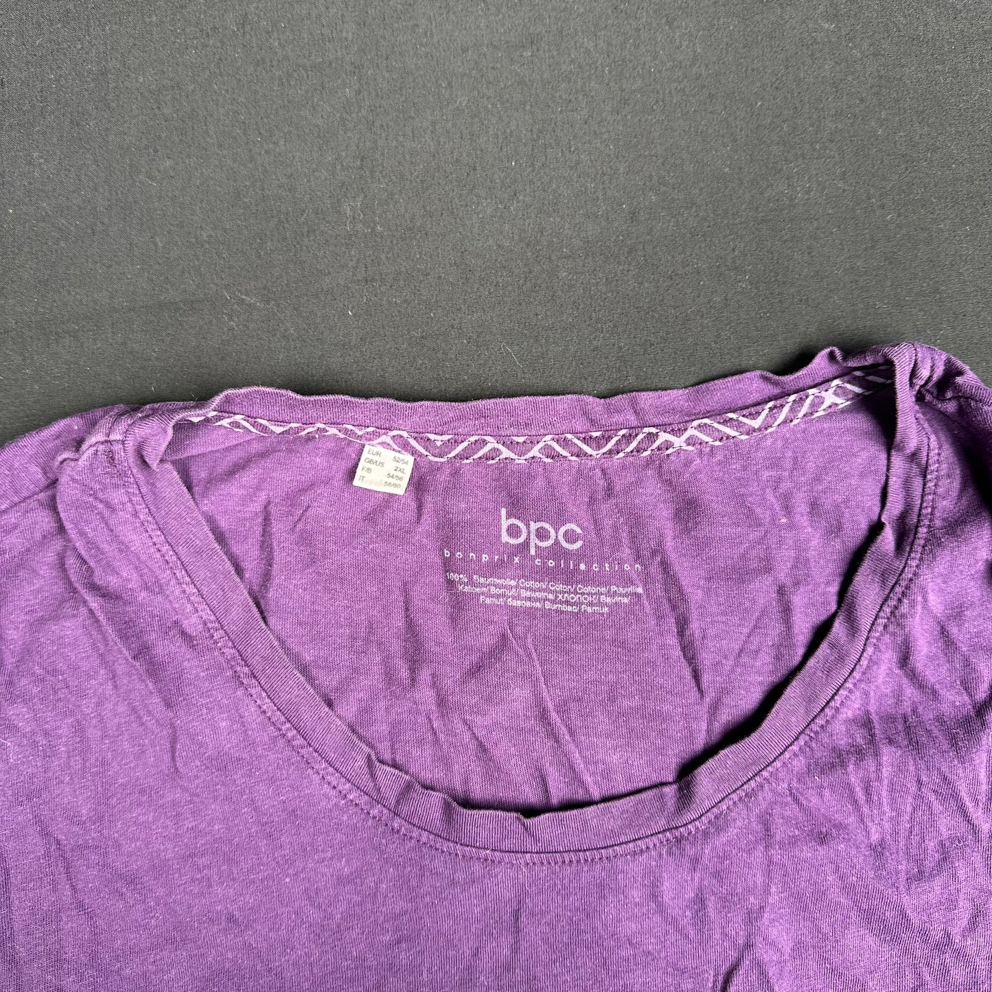 Bonprix - t-shirt - Purple - (Storlek: 52, 54)