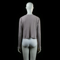 H&M - t-shirt - Lilac - (Storlek: M)