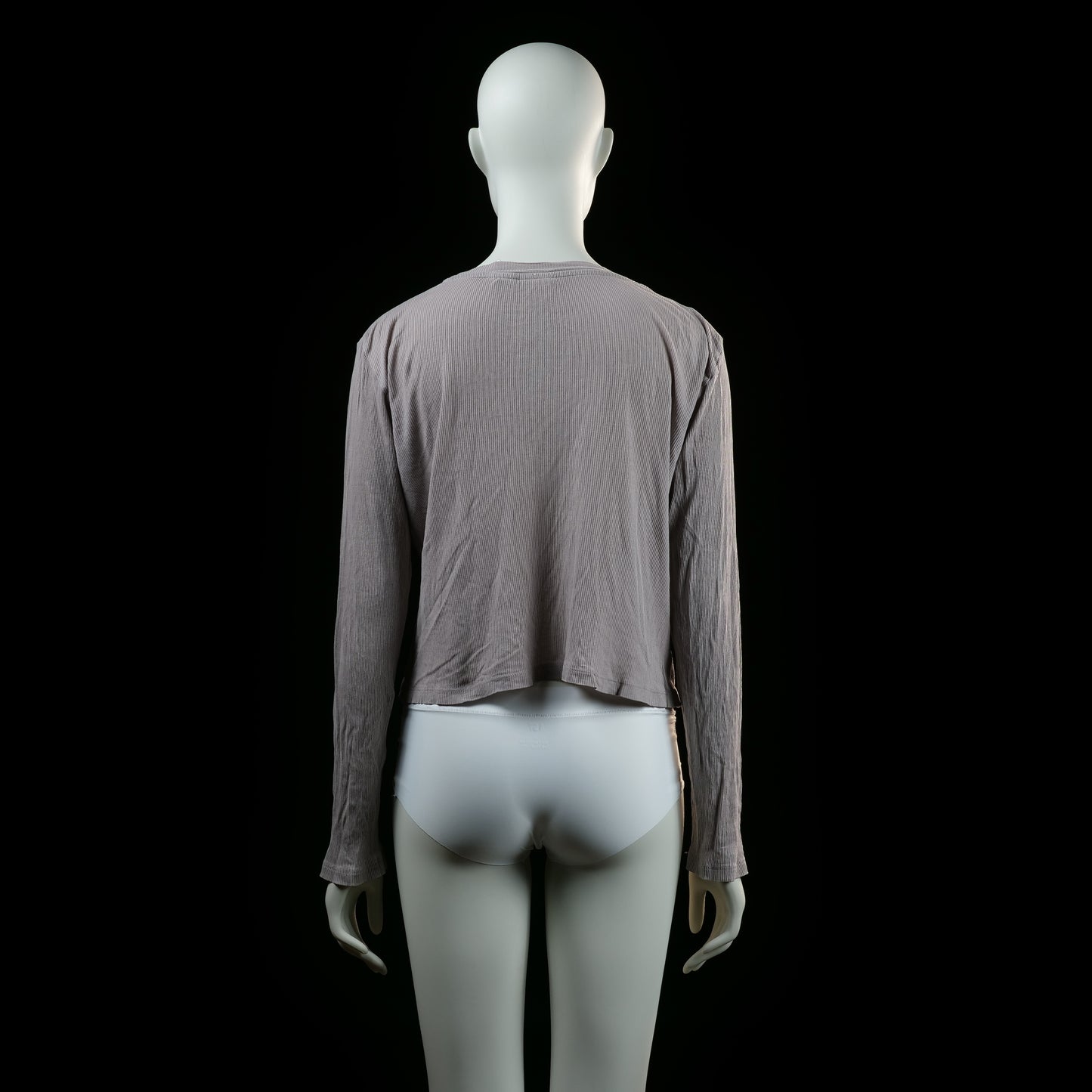 H&M - t-shirt - Lilac - (Storlek: M)