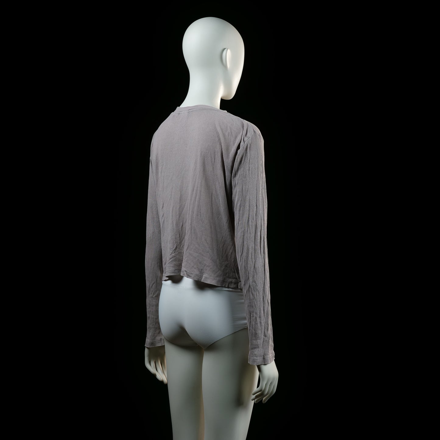 H&M - t-shirt - Lilac - (Storlek: M)