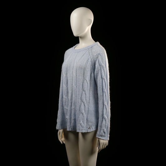 Lindex - sweater - Light Blue - (Storlek: M)