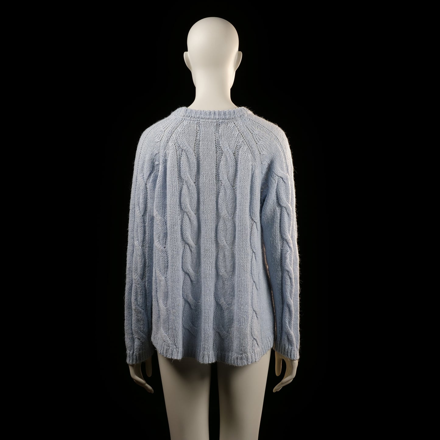 Lindex - sweater - Light Blue - (Storlek: M)