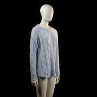 Lindex - sweater - Light Blue - (Storlek: M)