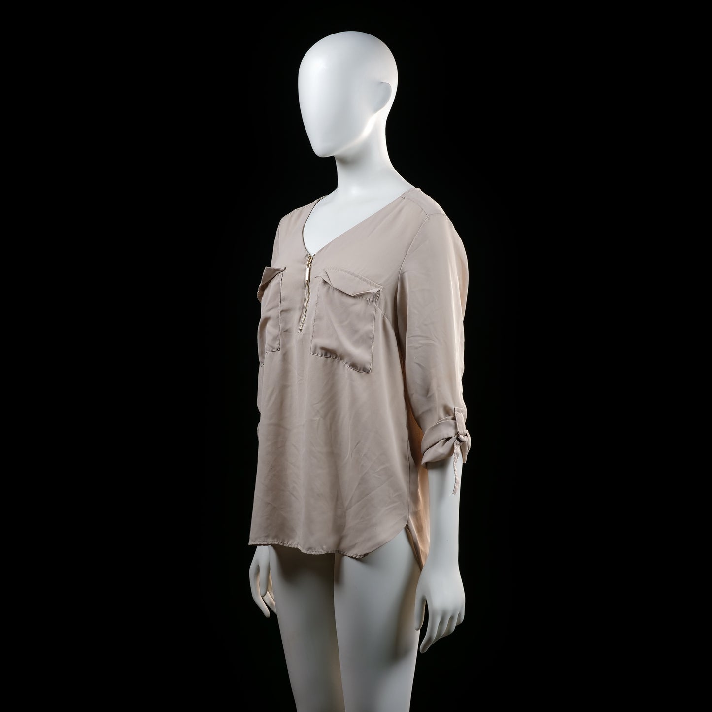 Atmosphere - blouse - Beige - (Storlek: 42)