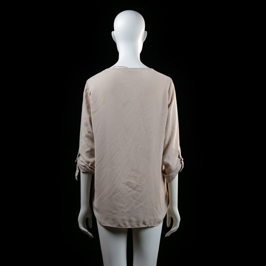 Atmosphere - blouse - Beige - (Storlek: 42)