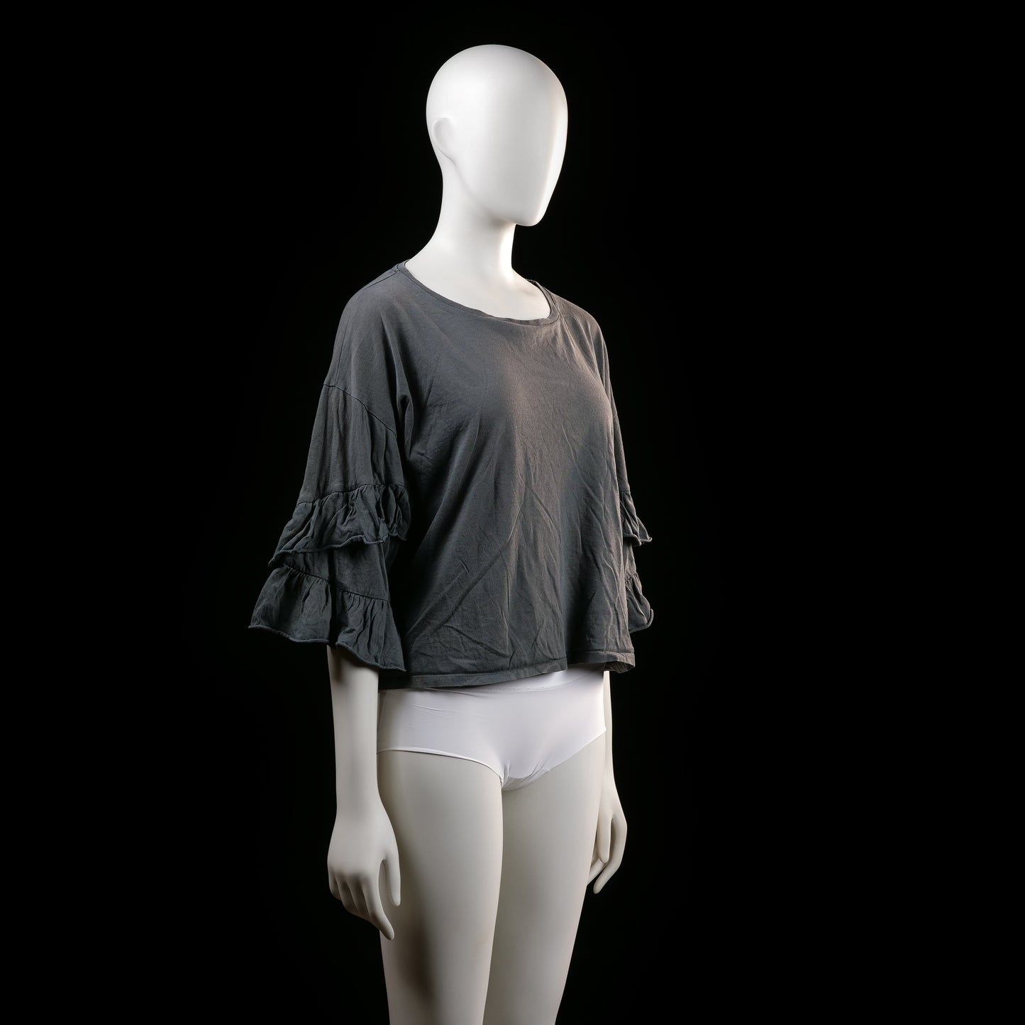 Cubus - blouse - Dark Gray - (Storlek: L)