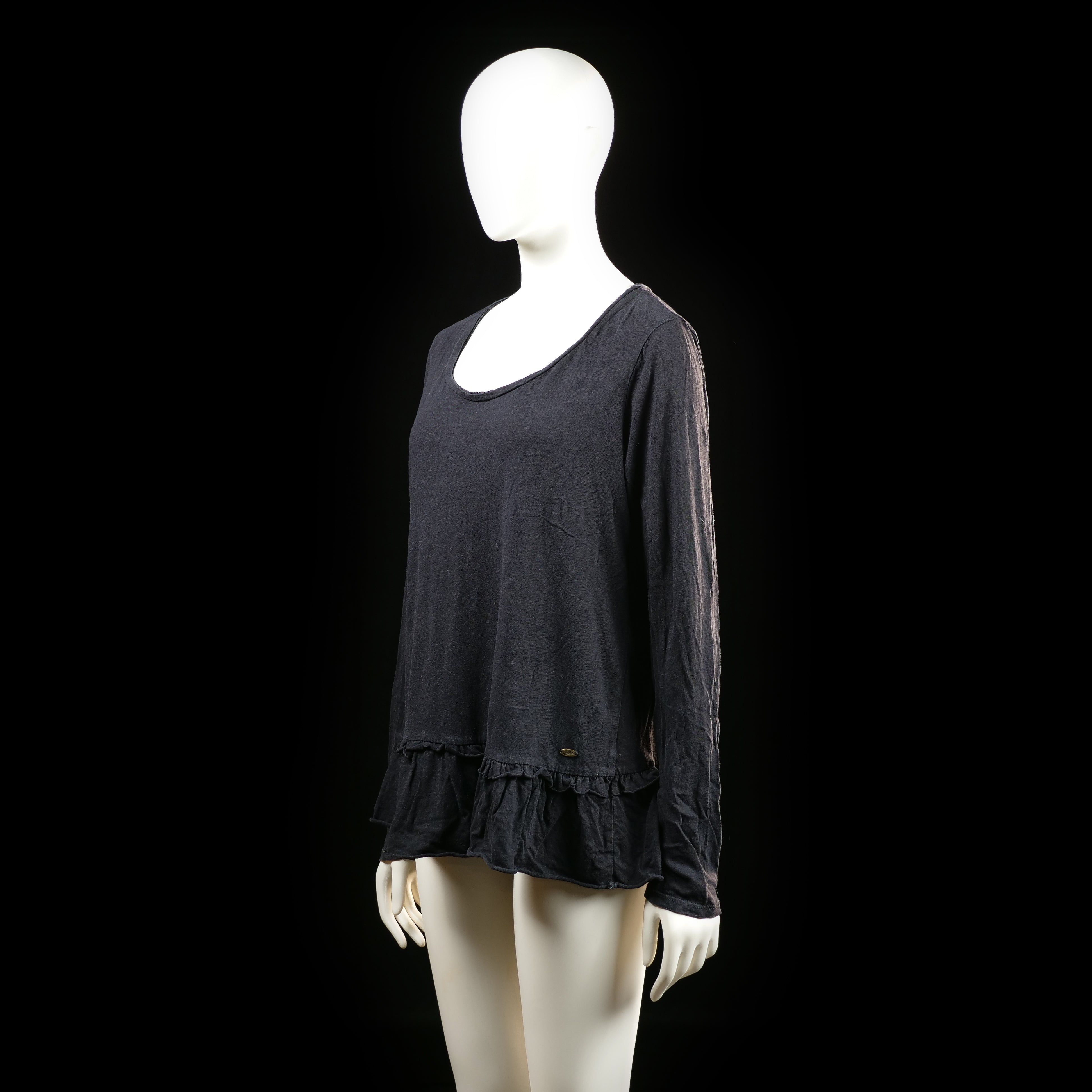 Dobber - blouse - Black - (Storlek: M)