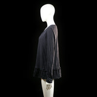 Dobber - blouse - Black - (Storlek: M)