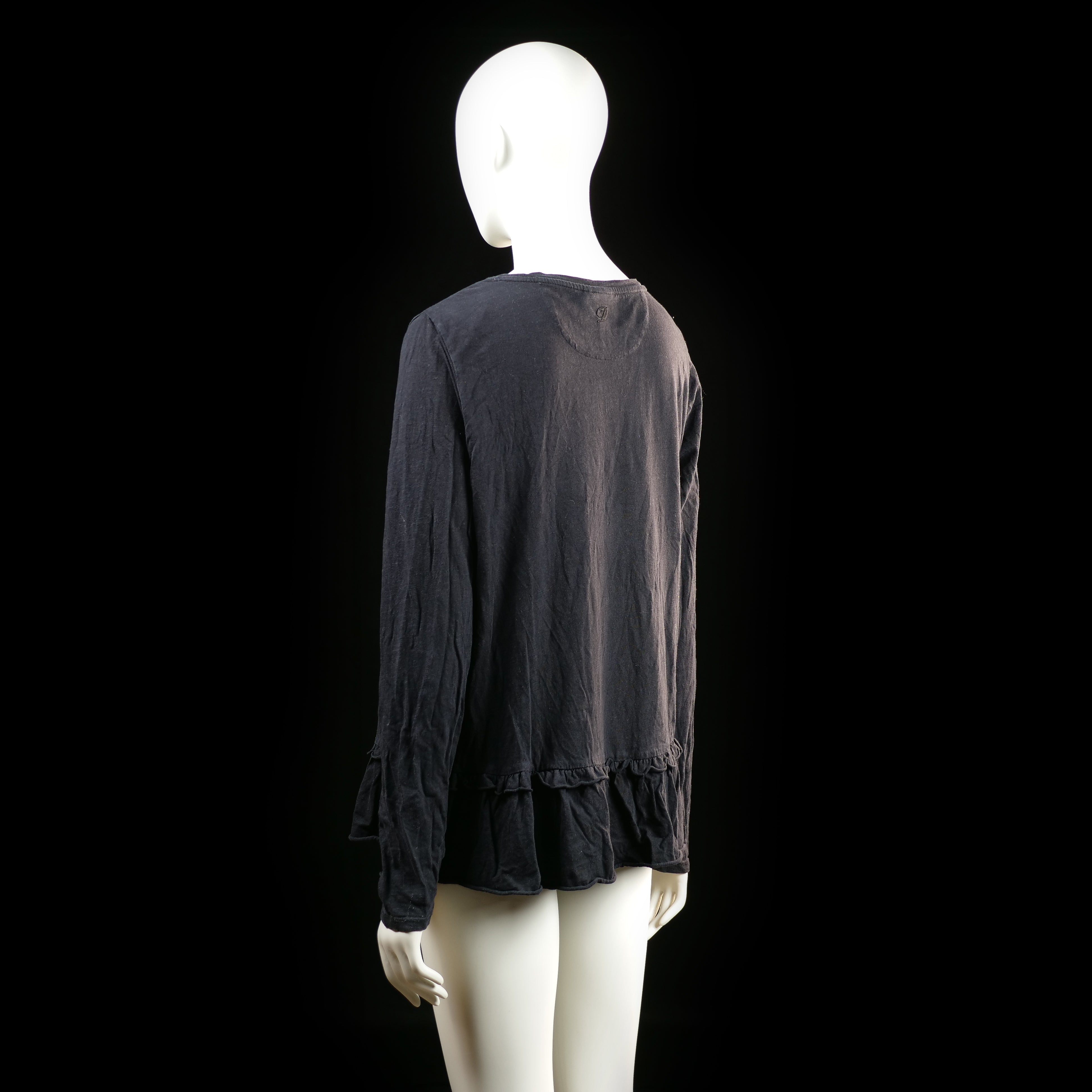 Dobber - blouse - Black - (Storlek: M)